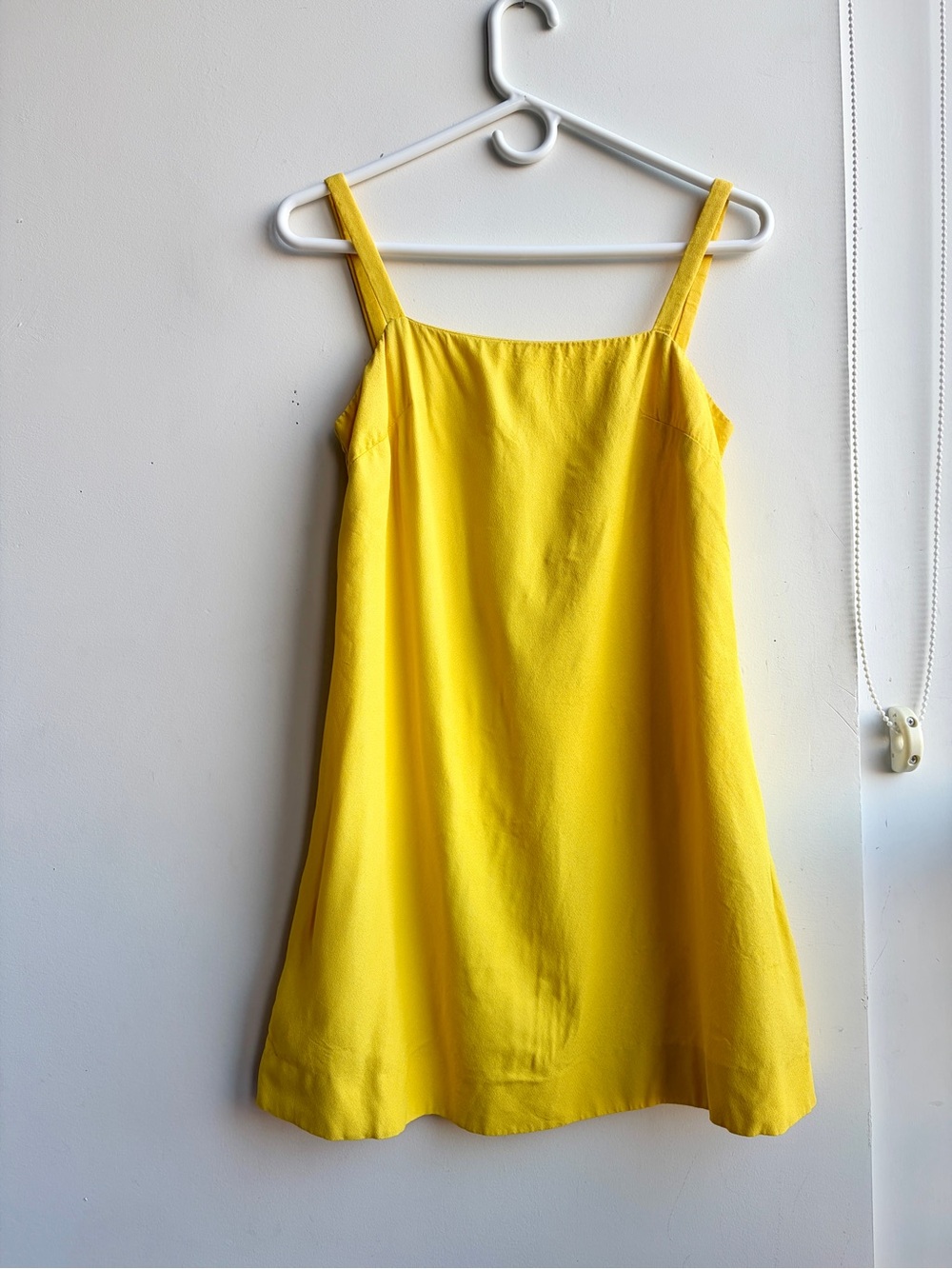 Vintage 1970’s Sunny Yellow Spaghetti-Strap Dress